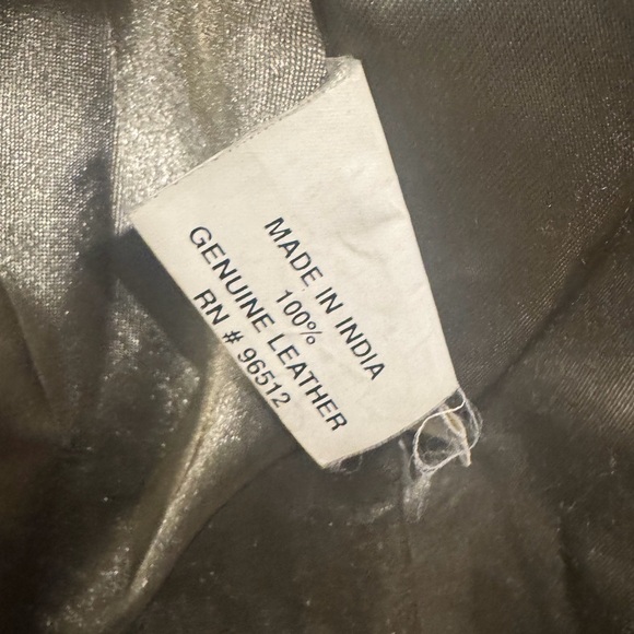 Vintage Saguaro Genuine Leather Croc-Embossed Black Jacket Y2K Style Size Large - Picture 6 of 14